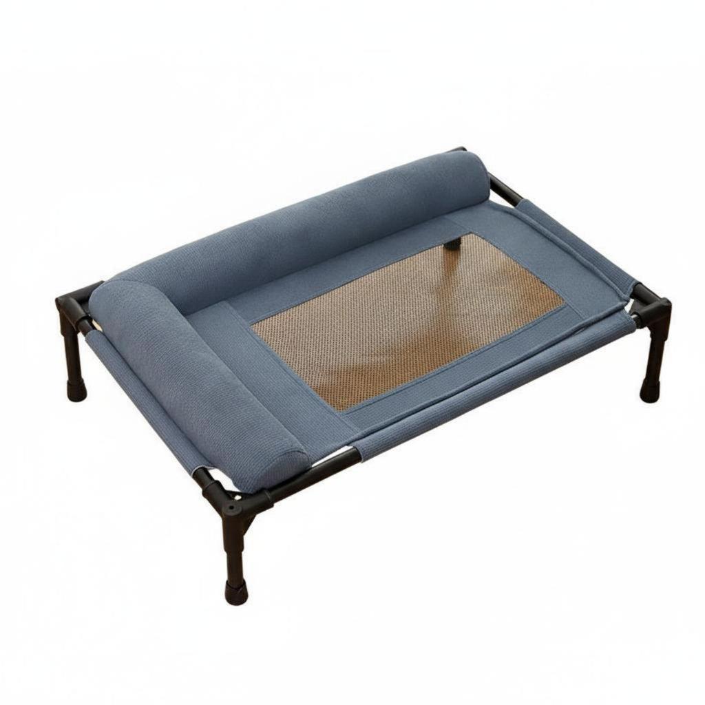 Detachable Resting Cot Breathable Mesh Cooling Pet Cushion Sturdy Raised Bed for