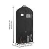 Heavy Duty Travel Garment Bags Dustroof Non-Woven Hanging Garment Suit Bag  Clothes Protection