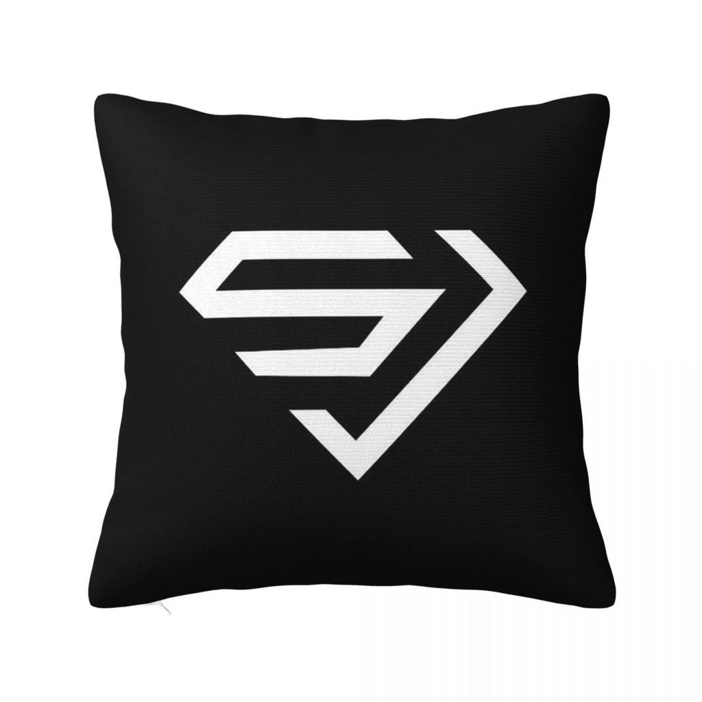 Super Junior Logo  Square Pillowcase Cushion Cover Pillow Case Throw Pillow Cover for Home Sofa Living Room