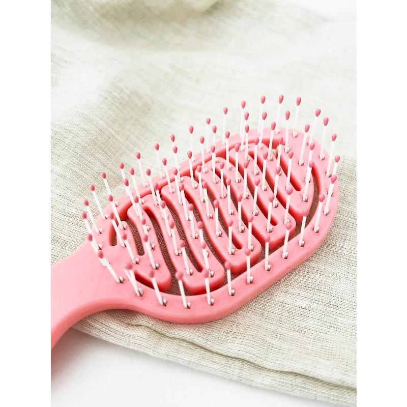 1pc Mini Hollow Portable Styling Comb, Hair Brush, Comb, Hair Tools For Barber Salon Hair Accessories Brushes, Edge Brush Hair Comb