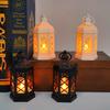 Retro Desktop Led Lamp, Creative Hexagonal Wind Lamp, Portable Candle & Horse Lamp, Atmosphere Decoration Gift