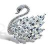 Korean Crystal Rhinestone Pearl Brooch Pin - Simple Fashion Accessory