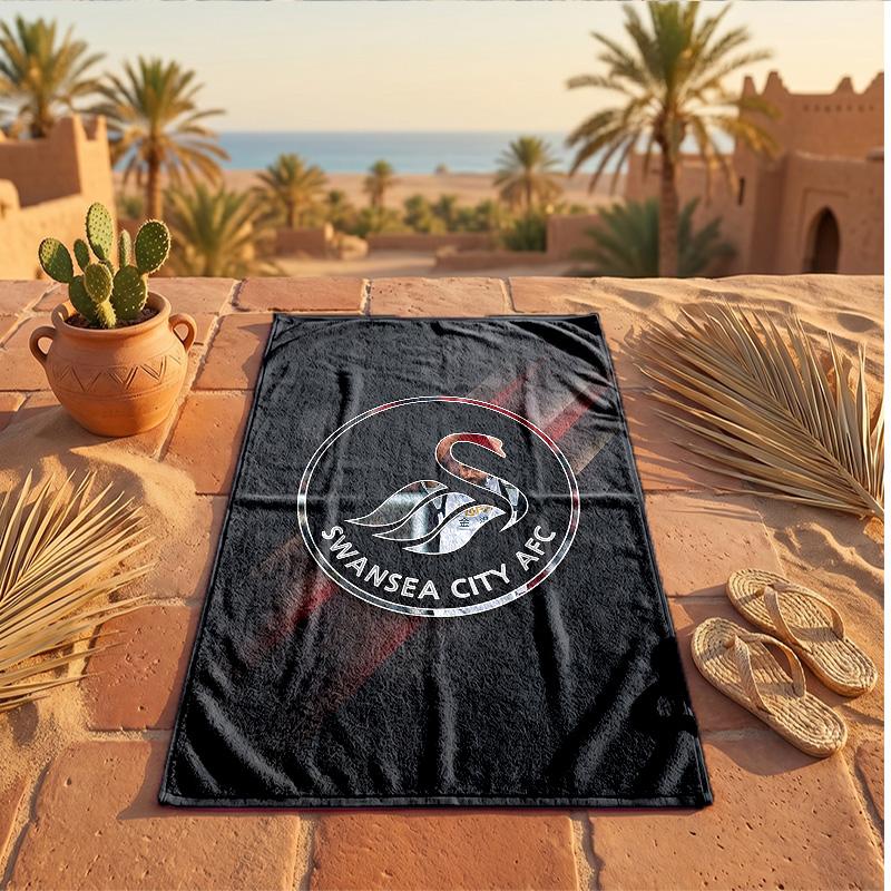 Swansea City Thema Strandtuch Weich Schnell?Trockenes Handtuch für den Sommerstrandurlaub beim Schwimmen