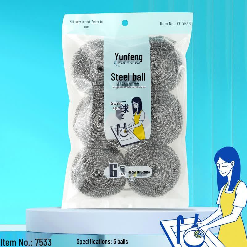 Lazy Rabbit Home Cleaning Steel Wool & Disposable Tableware Set