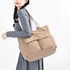 Handbag Large Capacity Tote Bag Women Solid Color Shoulder Bag