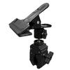 Mobile Streaming Power Bank Holder: 360° Rotation Clip with Metal Ball Head, Tripod Extension, and Strong Clamp.