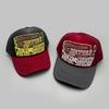 Amerikanischer Stil 3D-gedruckte Buchstaben Baseballkappen Neu Unisex Sonnenschutz Persönlich Atmungsaktiv Farbblock Vielseitig Netz Trucker Caps