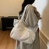 Corduroy Solid Color Zipper Casual Tote 2026 Autumn/winter New Versatile Bags Daily Leisure Commuting Simple Women's Handbags