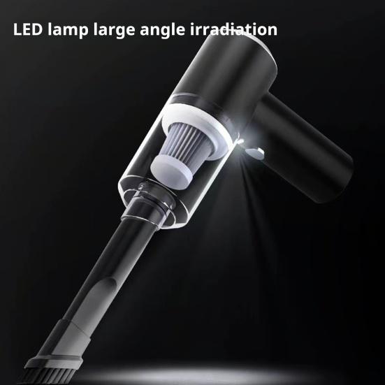 

Yousheng беспроводной мини-пылесос для автомобиля со светодиодной подсветкой, мощное всасывание, портативный беспроводной перезаряжаемый ручной пылесос для удаления пыли белый