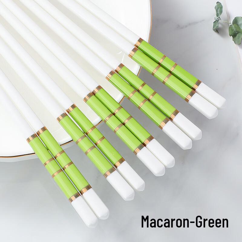 Macaron Color Ceramic Chopsticks Set