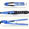 Three-in-One Curling Iron, Hair Straightener, Spiral Curler, and Comb Electric Hair Styling Set