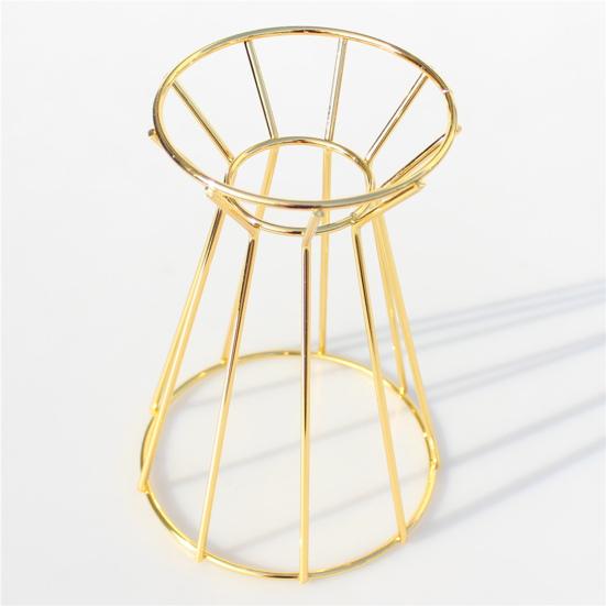 Flower Stand Elegant Hollowed Metal Flower Vase Stand for Weddings Centerpiece Offices Home Decoration