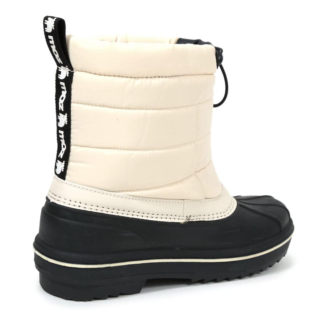 Mozu Bean Down Inner Elastic Size 22cm Boots, Boa, Cuffs, Women's, Ivory,