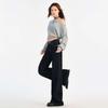 American Retro Low-Rise Flare Pants: Stylish Autumn/Winter Slimming Denim Jeans for Women.