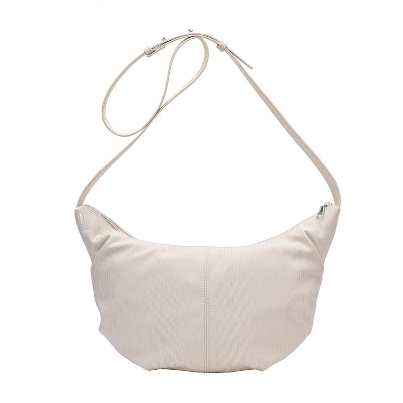 Nylon Cloth Fashion Solid Color Casual Bag Dumpling Bag 2025 New Versatile Shoulder Messenger Bag Women's Bag
