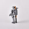 Samurai Mecha Building Block Warrior Robot Model Assembly Toy Compatible Small Particle Set