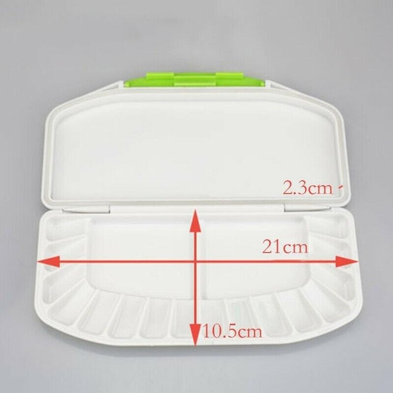 Professional 1Pc Folding Watercolor Palette Airtight Leak-proof Art Supply For Acrylic Painting Oil Paint