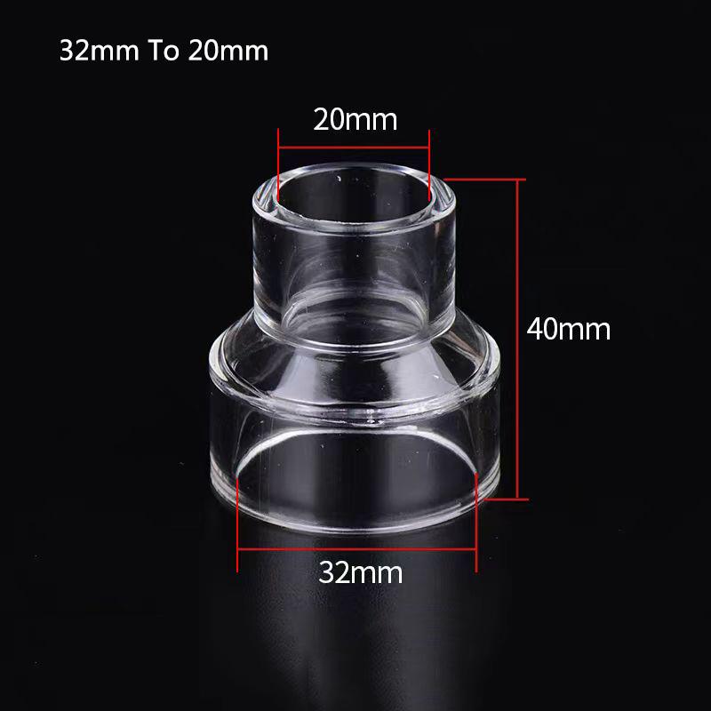 Transparent Acrylic Pipe Variable Diameter Direct Connectors Aquarium Fish Tank Joints Water Tube Garden Irrigation DIY Fittings