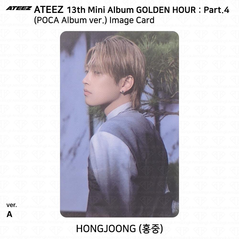 ATEEZ 13. Mini-Album Golden Hour Teil 4 POCA Album Version. Fotokarte