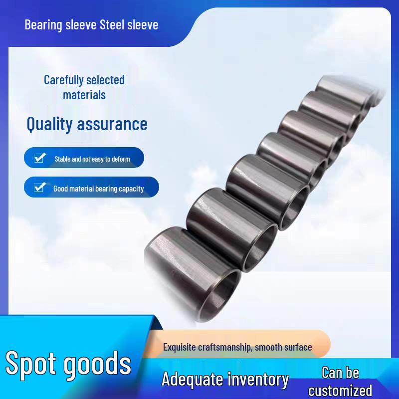 Precision GCR15 Steel Bearing Bush - Inner Diameter 4, 5, and 6mm