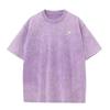 New Men's Retro Casual T-Shirt - Street Style Cotton Short-Sleeved Acid-Washed Shirt - Daily Commuting Couple T-Shirt