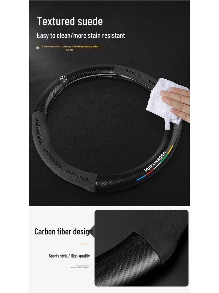 Volkswagen Lenkradabdeckung: Kompatibel mit den Modellen Lavida, Sagitar, Bora, POLO, T-Roc, CC, Lamando und Magotan