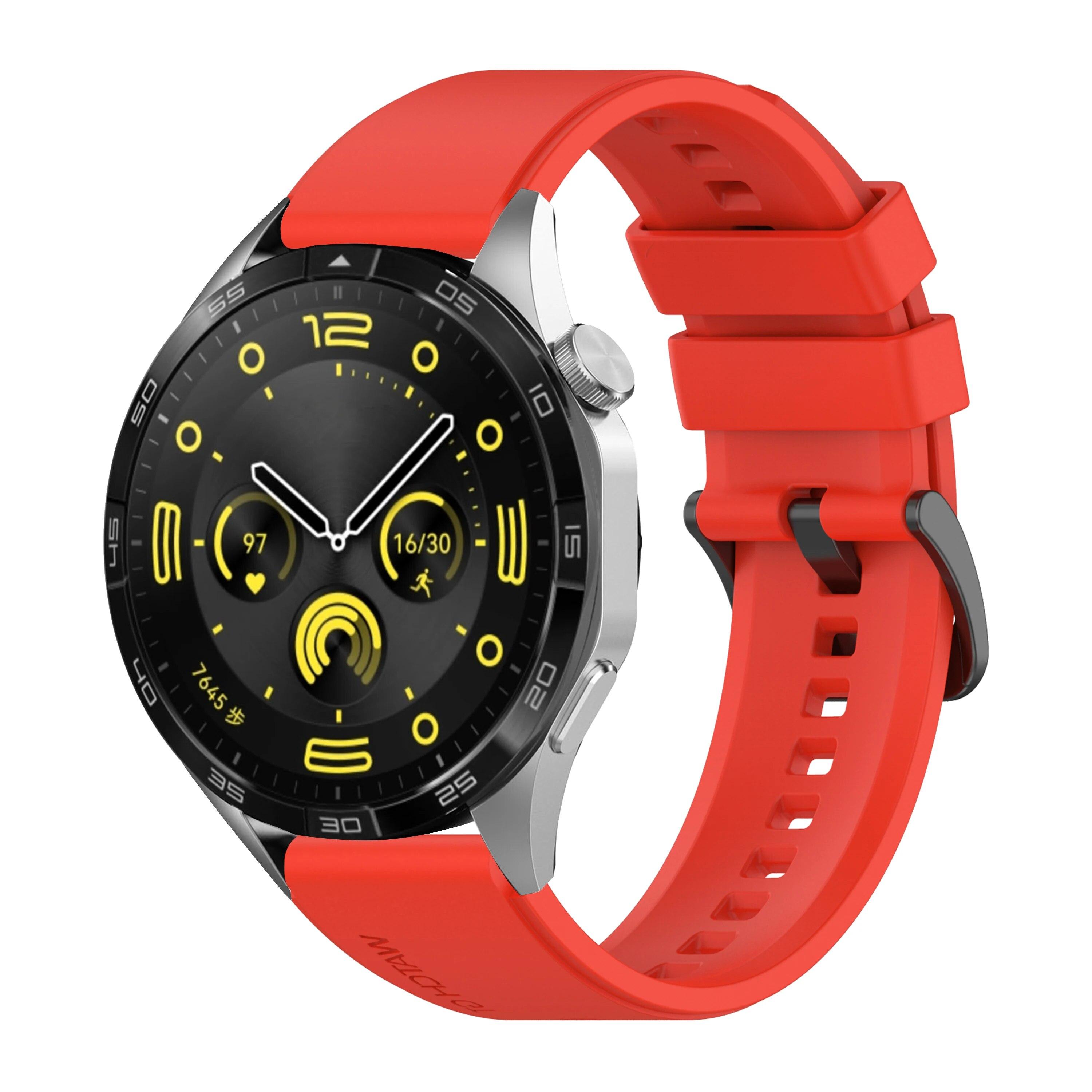 

Спортивный ремешок для часов 22 мм для Huawei Watch GT 4, 46 мм, ремешок для часов, браслет для Huawei GT3 Pro, 46 ​​мм GT2 Pro Runner, 46 мм, силиконовый ремешок на запястье HUAWEI GT 4 46MM красный