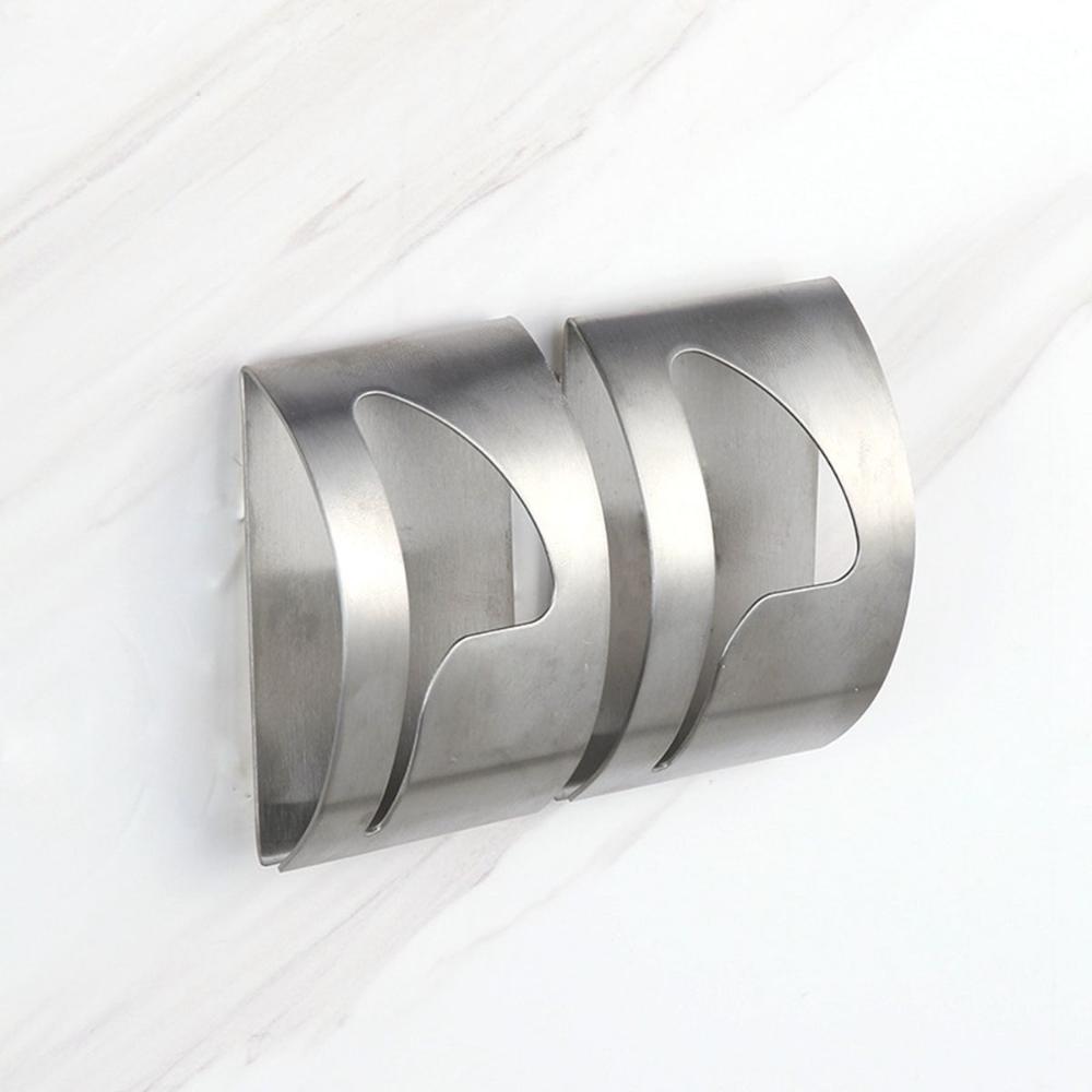 Self Adhesive Space-saving Wall Mount Dishcloth Hooks Tea Towel Holder Wall Hanger Storage Rack