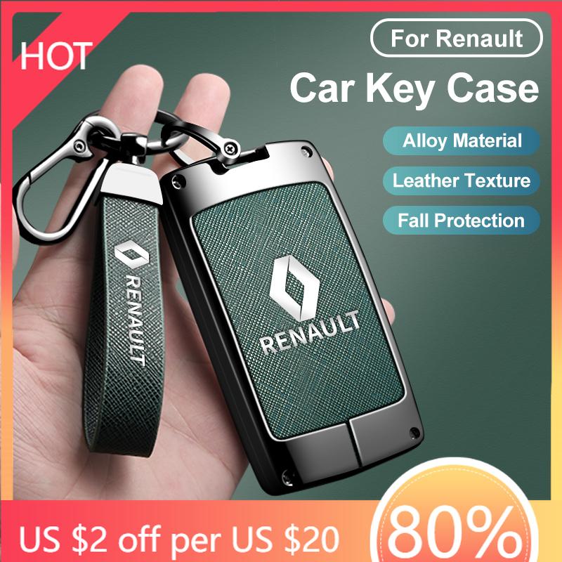 For Renault 2026 New Hub Caps Leather Car Key Cover for Renault Austral Kadjar Clio Megane Captur Arrana Kolaos Zoe Scenic Dacia