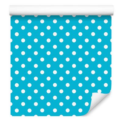 Turquoise Dots Wallpaper, Fine Detail for Living Room and Bedroom 50x1000