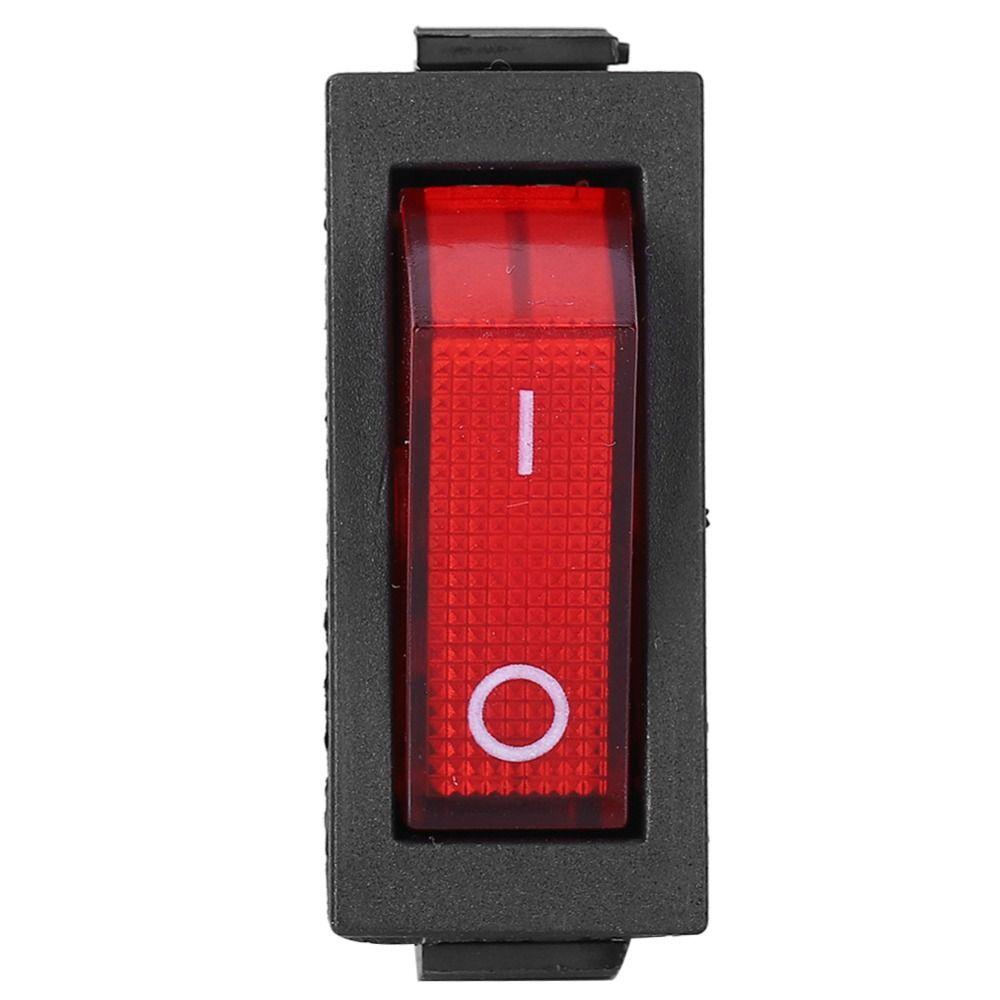 10Pcs 20A 15A 125V 250V Boat Type Rocker Switches 3 Pin 2 Position Rocker on/Off  Test Stands