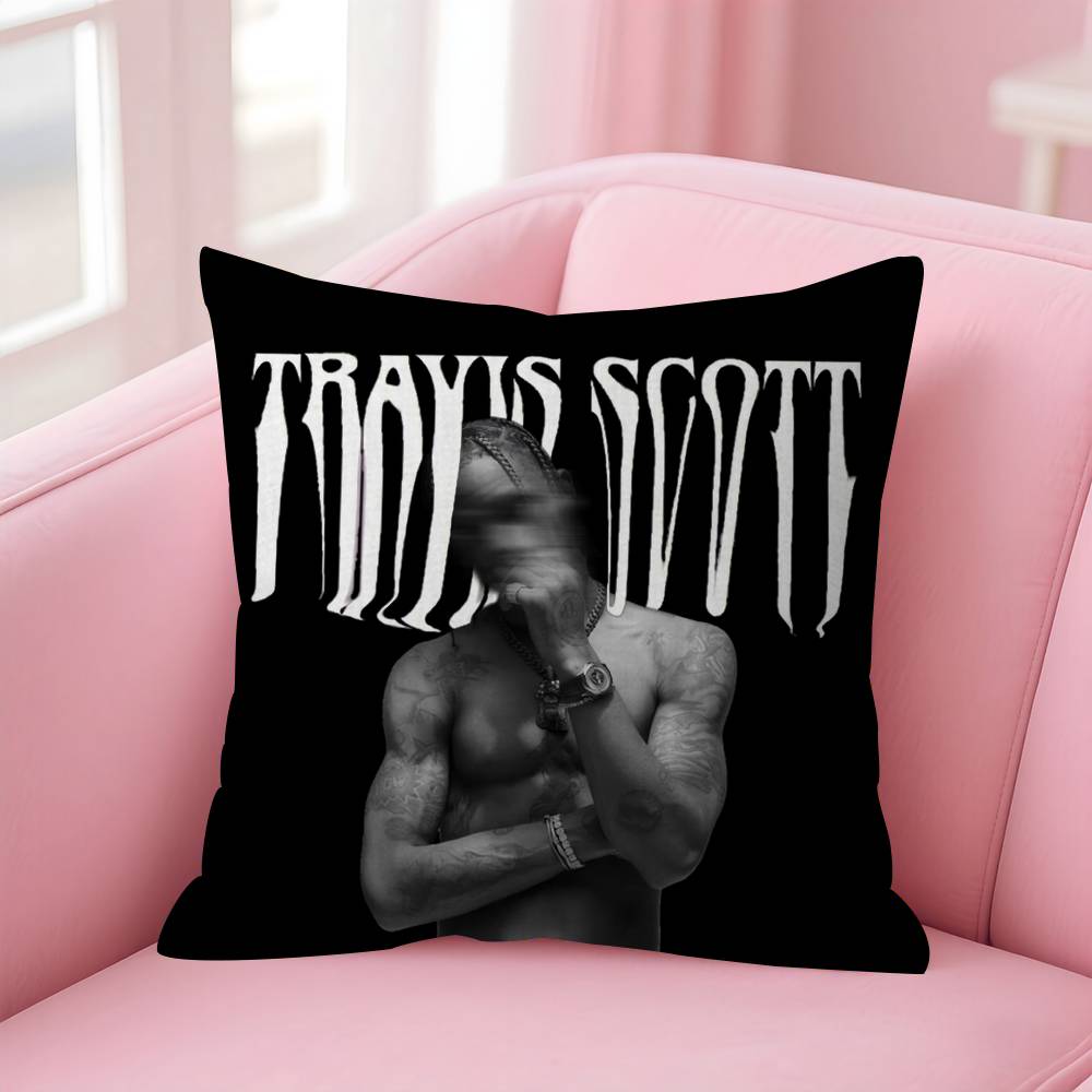 Rapper T-Travis Anime S-Scott Cushion Cover Decorative Pillow Sofa Home Decor Case Pillow Cases