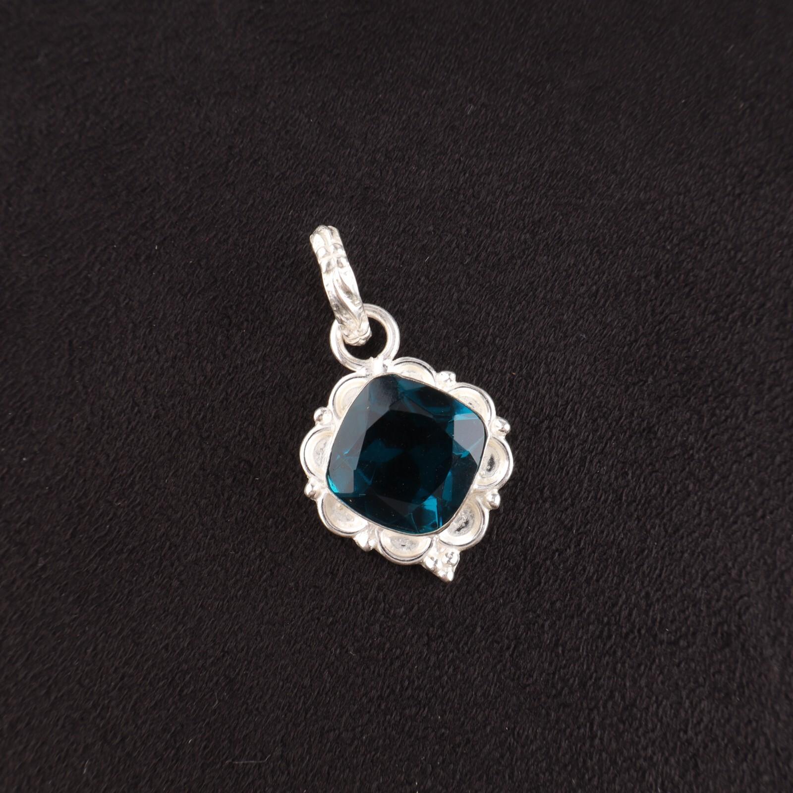 

Подушка Натуральный Апатит Серебро 925 Пробы Подарок Дочери Арт Деко Уникальная Подвеска Ювелирное Изделие PP-2-11