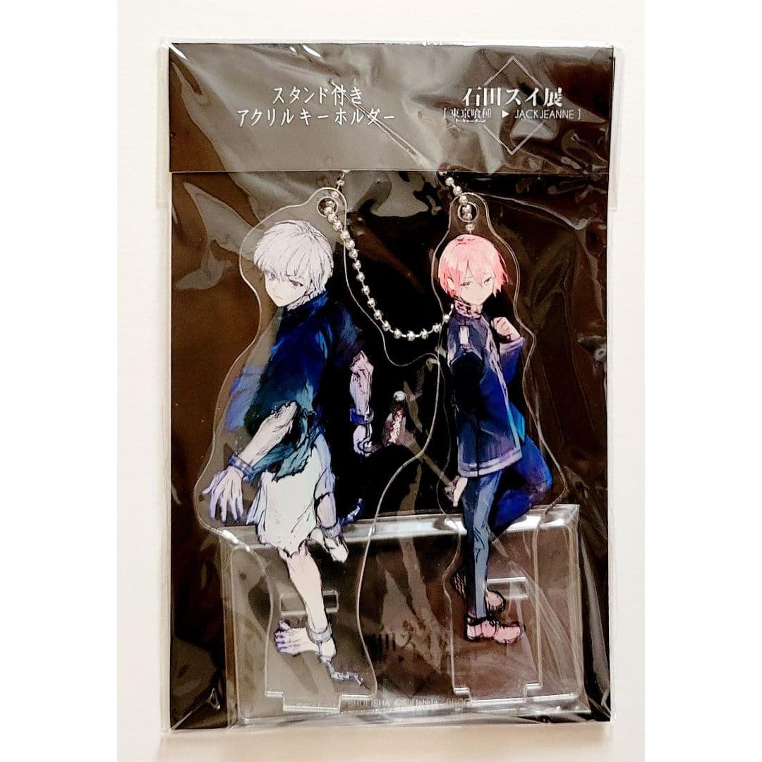 Used Tokyo Ghoul Jack Jeanne Acrylic Stand Kaneki Ken Kisa Tachibana Sui Ishida Exhibition Limited