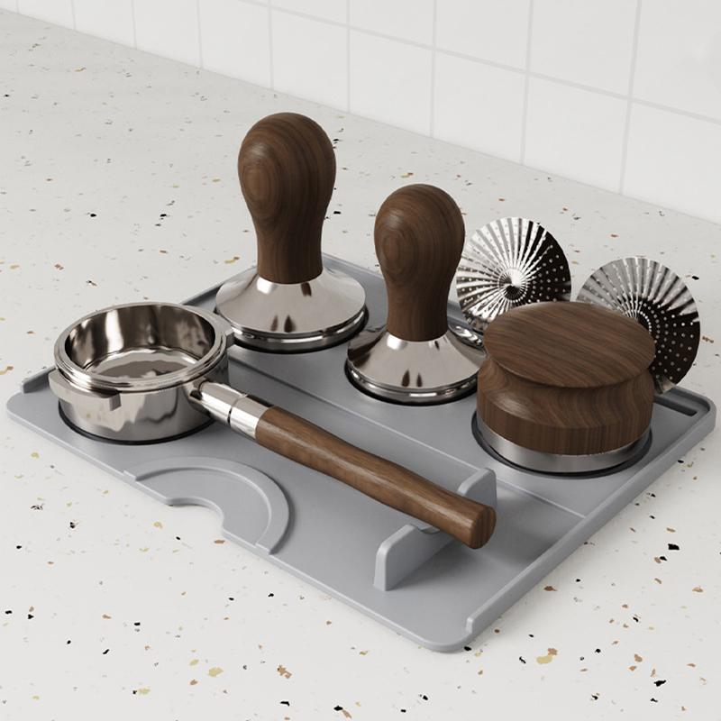 Mata do ubijania espresso Silikonowa Antypoślizgowa Podkładka Uchwyt Poduszka do Prasy do Kawy Narzędzie Akcesorium do Kawy Mata Stacja do Ubijania Do Domu Kawiarni