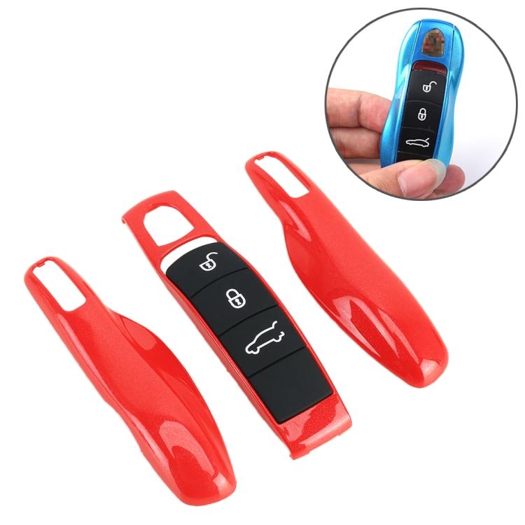 Car Plastic Key Shell Key Case for Porsche (Red) красный