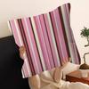 Fashion Stripes Design Art Pink Color Personalized Pillow Dust Cover Bedroom Kids Party Decoration Pillowcase Birthday Gift