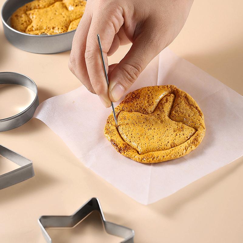 1 Set Sugar Cookie Mold Candy Maker Biscuit Korean Honeycomb Cookies Stainless Steel Game Kit For Squid TV Fans And Kids