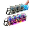 Latest Led Keyboard Keychain Fidgeting Plaything Crystal Clicker Tactile Toy Stress Reducing Keyboard Keychain Adult And Children'S Gift