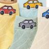 5 Pairs Cotton Mesh Kids Socks Comfortable Shorts Socks Elastic Feature Cartoon Character Designing Ankle Socks  Car model C