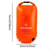 Wasserdichter Packsack Robust für Offenes Wasser Doppel-Airbag PVC Camping Angeln Rafting