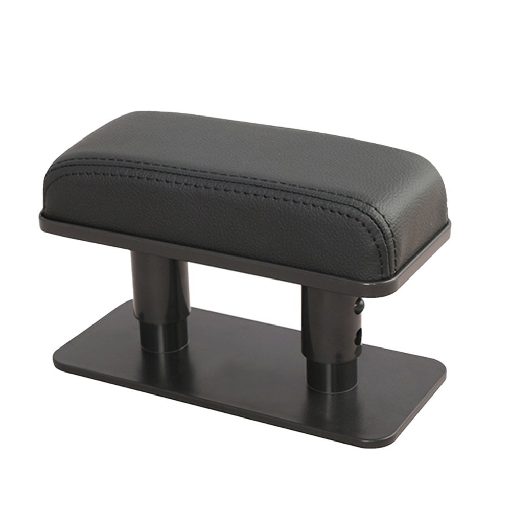 Arm PU Leather Liftable Auto Arm Rest Pad Car Armrest Holder Adjustable Height Left Elbow Rest