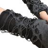 Luvas Sem Dedos Steampunk de Halloween para Homens e Mulheres Aquecedores de Braço Góticos Luvas Rasgadas para Cosplay Fantasia