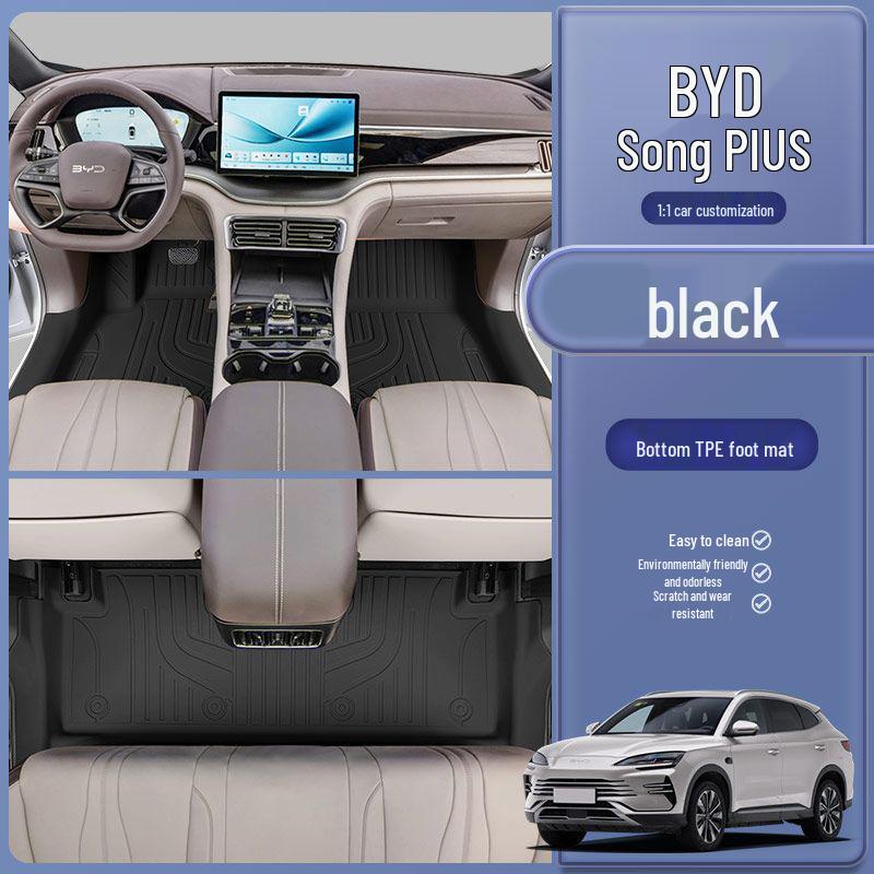 2026 BYD Song PLUS TPE Floor Mats & Door Sill Covers for EVs BYD Song L DMI