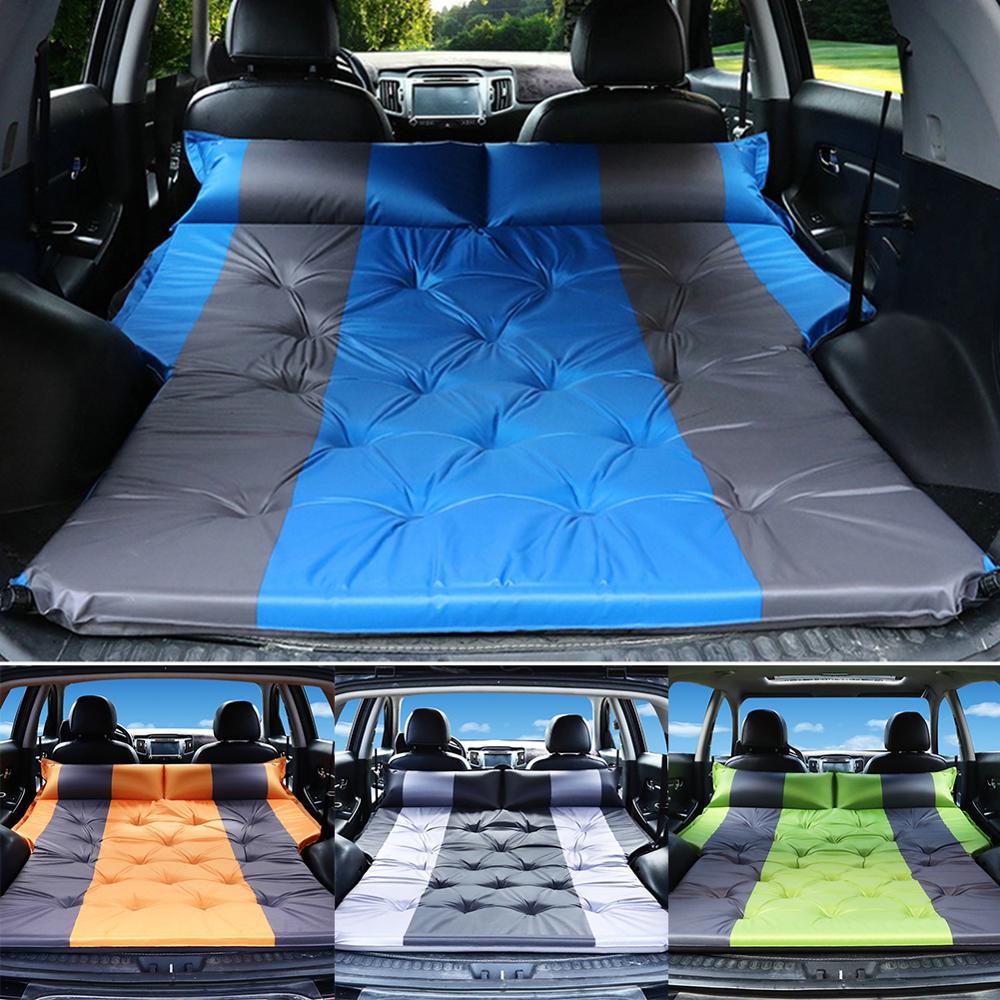 SUV Car Camping Air Mattress Auto Blow Up Bed Inflatable Mattress Raised Airbed Car Bed Air Mattress Colchon Inflable Car Mattre