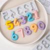 Zahlen Lutscher Silikonform DIY Fondant Kuchen Dekoration Werkzeuge Sugarcraft Schokolade Cupcake Backwerkzeug