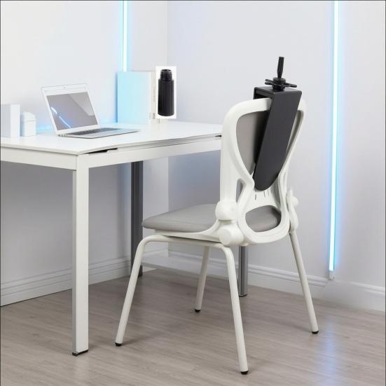 Mannequin Head Clamp Stand for Chairs, Adjustable Hairdresser Braiding Styling Practice Wig Head Holder, Cosmetology Manikin Head Seat Back Clamp