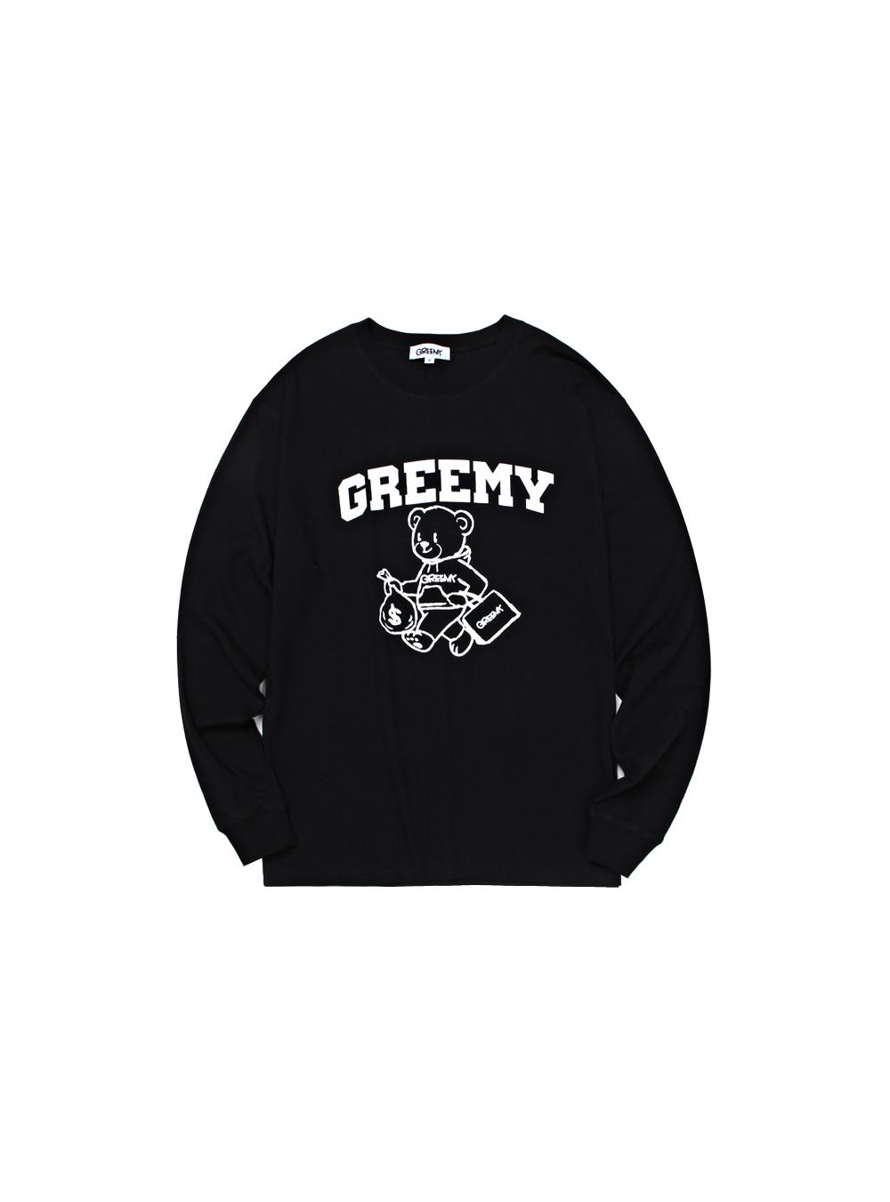 Футболки с длинным рукавом Grimi Bear(черный) L