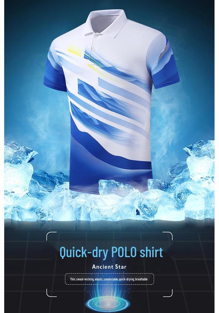 Family Quick-Dry Breathable Polo: Summer Sports Short-Sleeve for Men, Women, & Kids