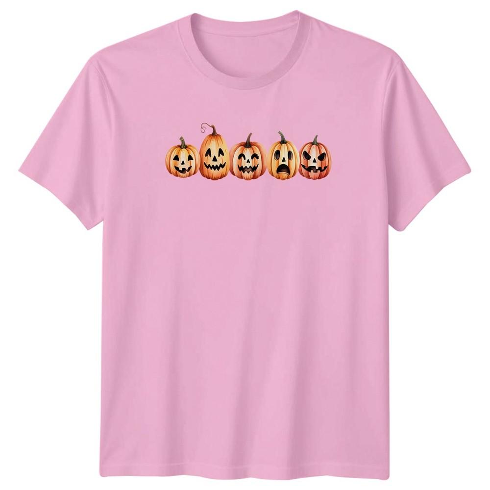 Five Jack O Lantern TShirt Halloween Autumn Gift For Him And Her
